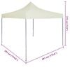41463 vidaXL Cream Foldable Tent 3 x 3 m
