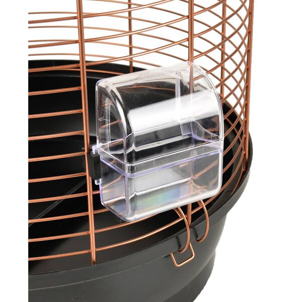 FLAMINGO Colivie de păsări Sanna 2, arămiu, 34x34x67 cm