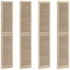 vidaXL Ușă de Dulap cu ușă 4 pcs natural 201 x 2,1 x 39,5 cm
