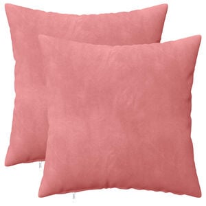 vidaXL Husă pentru pernă 2 pcs HEERLEN Roz 30 x 30 cm Catifea
