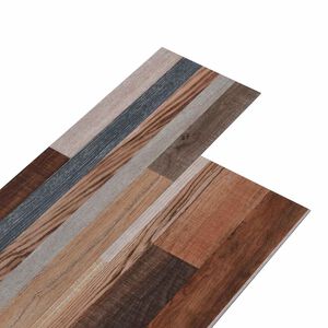 vidaXL Plăci de Pardoseală Multicolour 5,26 m&sup2; 18 buc. PVC