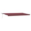vidaXL Copertină retractabilă Burgundy 600 &times; 300 cm Poliester