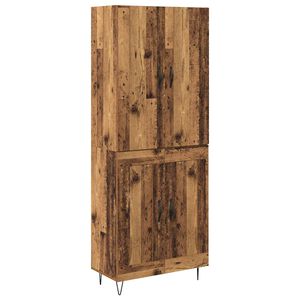 vidaXL Bufet 2 pcs Lemn vechi Lemn compozit
