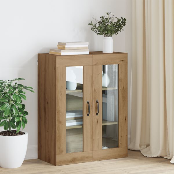 vidaXL Dulap de depozitare Stejar Artizanal 69,5 x 34 x 90 cm