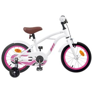 vidaXL Bicicletă pentru Copii 12 Inci pentru 2-4 ani Alb