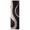 vidaXL Covor de bucătărie Negru 150 x 45 cm Catifea