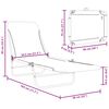 vidaXL Șezlonguri pliabile, 2 buc., roz, oțel & material textil