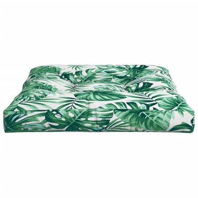 vidaXL Pernă canapea din paleți, model frunze, 70x70x12 cm