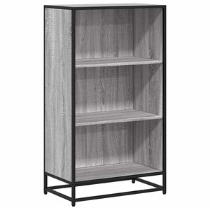 vidaXL Bibliotecă, gri sonoma, 60x35x107,5 cm, lemn prelucrat
