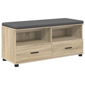 vidaXL Bancă pentru hol Stejar Sonoma 100 x 38 x 46 cm