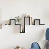 vidaXL Raft de perete Stejar negru 104,5 x 10 x 43 cm Lemn compozit