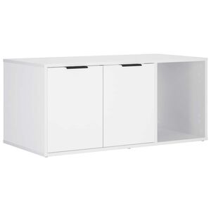 vidaXL Mobilier pentru pisici Alb 100 x 49 x 45 cm Lemn prelucrat