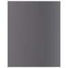 vidaXL Plăci bibliotecă, 8 buc., gri extralucios, 40x50x1,5 cm, PAL