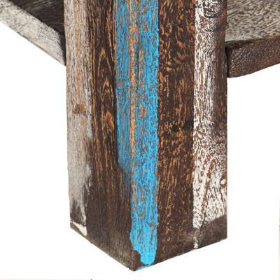 vidaXL Masă consolă din lemn masiv, vintage, 118 x 30 x 80 cm