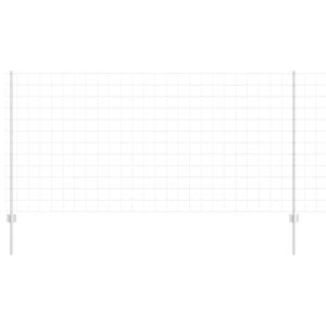 vidaXL Gard cu St&acirc;lp Argintiu