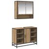 vidaXL Set de mobilier pentru baie 2 buc. Stejar Artizanal