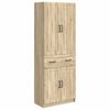 vidaXL Set de Dulapuri 2 buc. Stejar Sonoma Lemn prelucrat