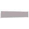 vidaXL Copertină laterală retractabilă de terasă, gri, 100 x 500 cm
