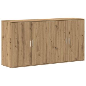 vidaXL Bufet 2 buc. Stejar Artizanal 79 x 38 x 80 cm Lemn prelucrat