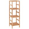 vidaXL Raft de baie, 35,5x35,5x112,5 cm, lemn masiv de nuc