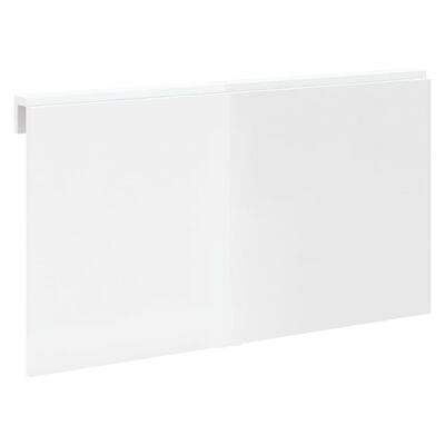 vidaXL Masă perete pliantă alb extralucios 100x60x56 cm lemn compozit