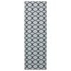 vidaXL Covor Runner ORIZ 1150 gsm Model din plasă neagră