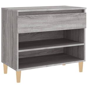 vidaXL Pantofar, gri sonoma, 70x36x60 cm, lemn prelucrat