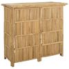 vidaXL Masă de bar exterioară natural 115 x 55 x 105 cm Bambus