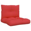 vidaXL Perne de paleți, 2 buc. roșu, material textil