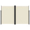 vidaXL Copertină laterală retractabilă, crem, 220x600 cm