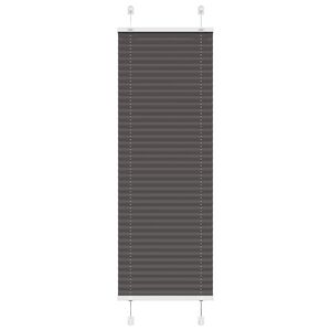 vidaXL Jaluzea plisată negru 40x100 cm Lățime țesătură 39,4cm poliester