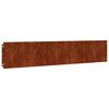 vidaXL Borduri de gazon 10 buc. 20x103 cm oțel Corten flexibil
