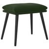 vidaXL Taburet, verde &icirc;nchis, 45x29,5x35 cm, catifea