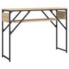 vidaXL Măsuță consolă cu raft stejar sonoma 105x30x75cm lemn prelucrat