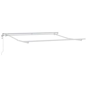vidaXL Cadru de copertină Alb 300 x 250 cm Aluminiu