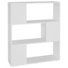 vidaXL Bibliotecă/Separator cameră, alb, 80x24x94 cm, PAL