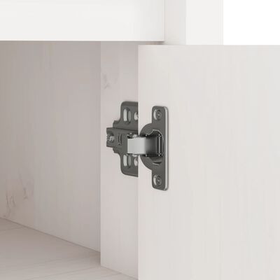 vidaXL Dulap bucătărie de exterior, alb, 106x55x64 cm, lemn masiv pin