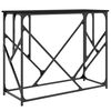 vidaXL Măsuță consolă, negru, 100x40x80 cm, lemn compozit