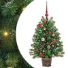 vidaXL Brad de Crăciun artificial Verde 95 cm PE și PVC