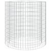 vidaXL Vatră de foc din gabion &Oslash; 100 cm, fier galvanizat