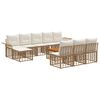 vidaXL Set de canapele de exterior 11 buc. 10-Locuri