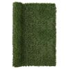 vidaXL Gard Artificial Verde deschis 1,5 x 5 m PVC și Oțel