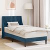 vidaXL Cadru de pat cu headboard albastru 80 x 200 cm Catifea