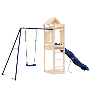 vidaXL Set de joacă pentru exterior, lemn masiv de pin