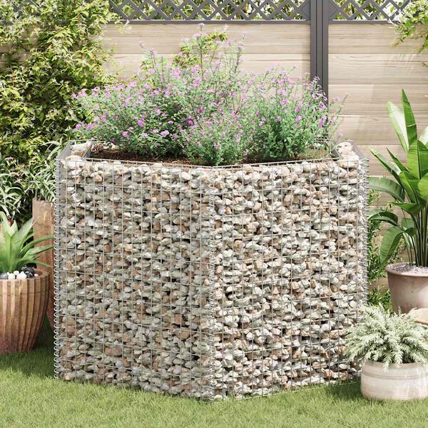 vidaXL Strat &icirc;nălțat gabion hexagonal, 160 x 140 x 100 cm