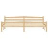 vidaXL Cadru de pat, 200x200 cm, lemn masiv de pin