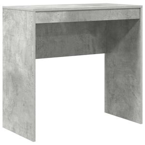 vidaXL Birou Gri beton 80 x 40 x 76 cm Lemn compozit