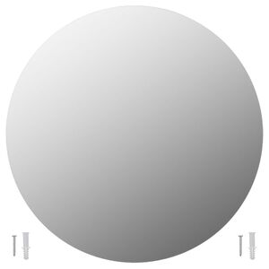 vidaXL Oglindă de perete, 70 cm, sticlă, rotundă