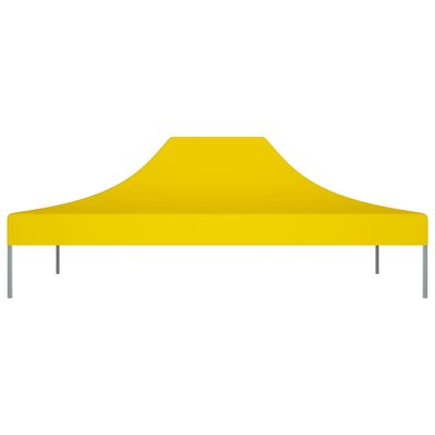 vidaXL Acoperiș pentru cort de petrecere, galben, 270 g/m², 4,5x3