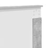 vidaXL Cadru de pat cu headboard Beton 180 x 200 cm Lemn compozit